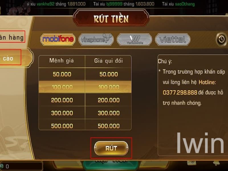 Hướng dẫn rút tiền an toàn và siêu nhanh tại iWin