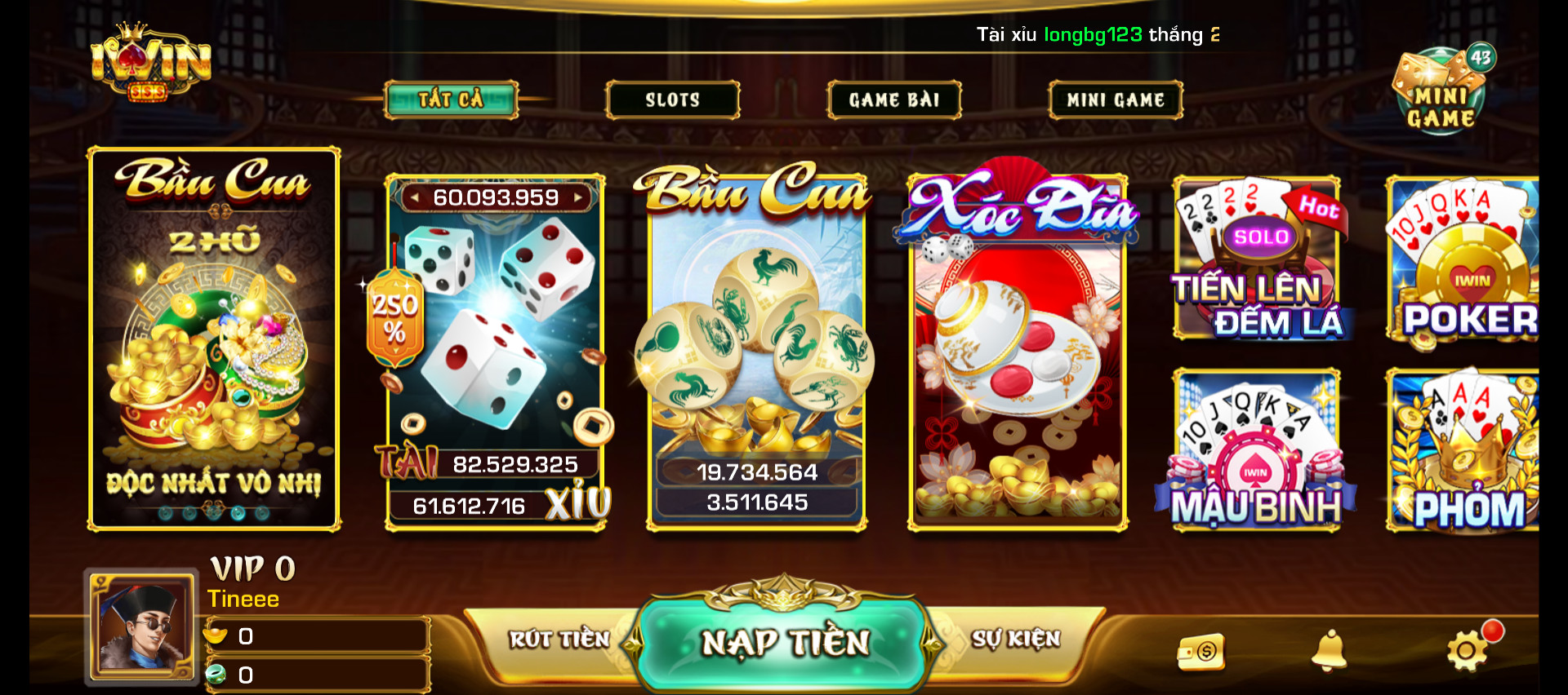 Hướng dẫn chi tiết rút tiền Iwin