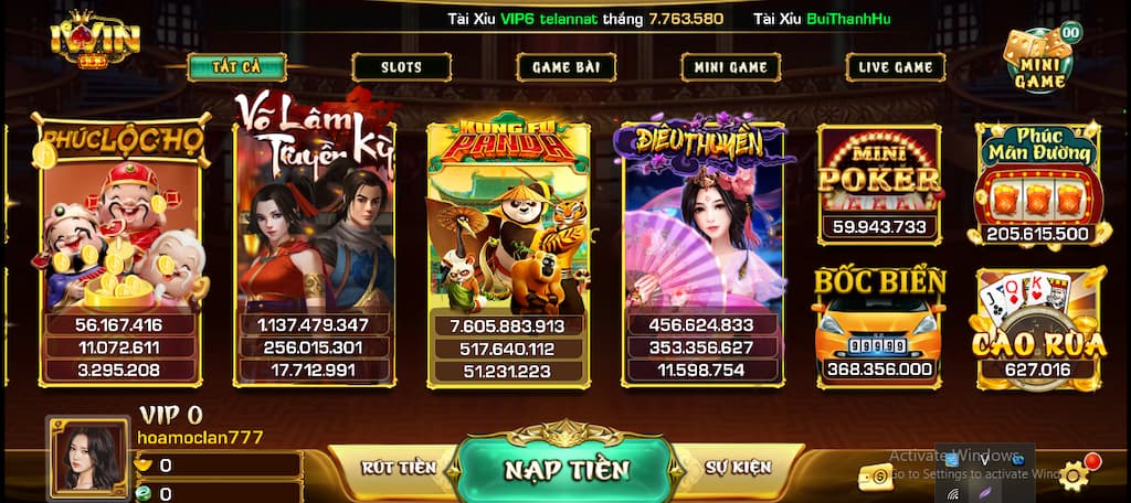 slot võ âm truyền kỳ iwin