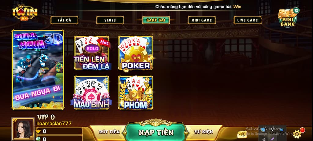 game bài iwin